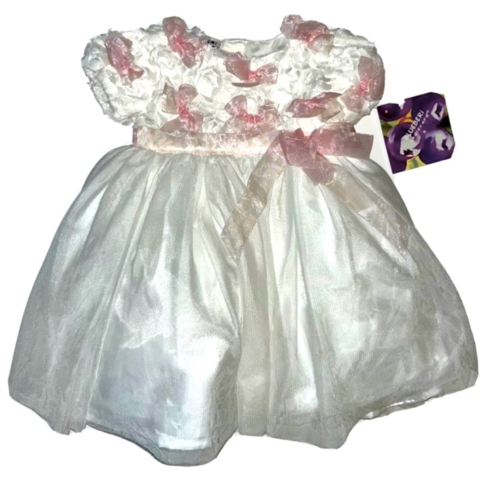 Blueberi Boulevard 6-9 Months Infant Baby Girl Dress Spring Easter Formal Church